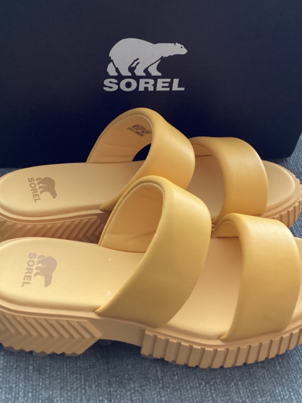 SOREL Ona Streetworks Platform Slide Sandal, size 9 - Picture 3 of 12